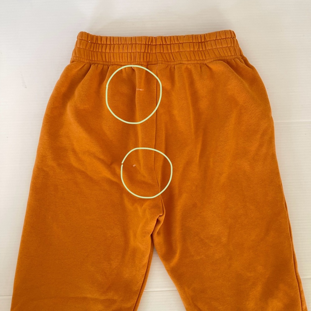 Nike Tech Fleece Orange Joggers Sweatpants - Picture 8 of 9
